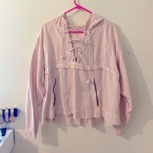 CROPPED TIE UP PARKA/PULLOVER A&E XXL